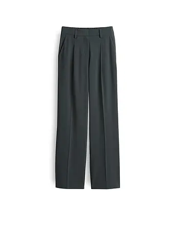 OPUS PANTS | Hose Flared Fit MOIRA | dunkelgrün